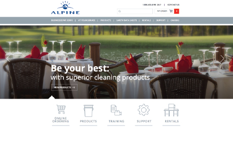 Alpine Chemicals Website